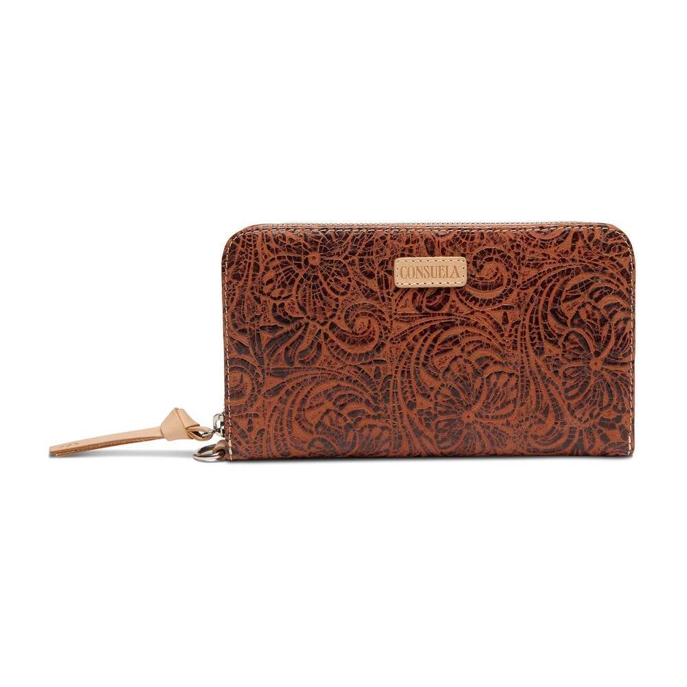 NEW CONSUELA women's sally essential wallet in brown